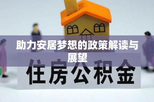 石排助力安居梦想的政策解读与展望