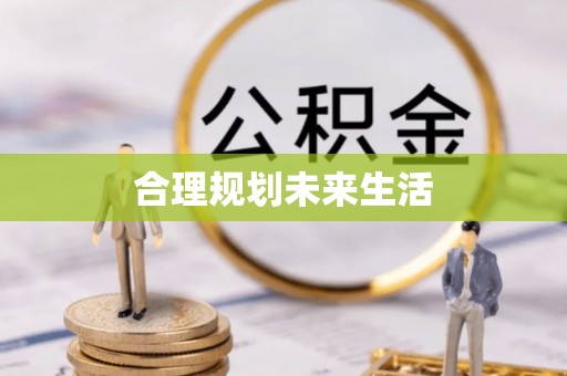 石排合理规划未来生活