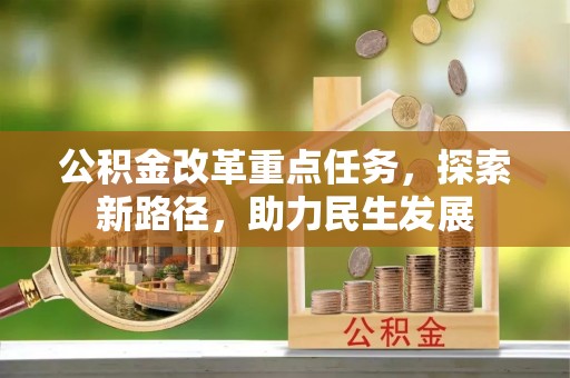 石排公积金改革重点任务，探索新路径，助力民生发展