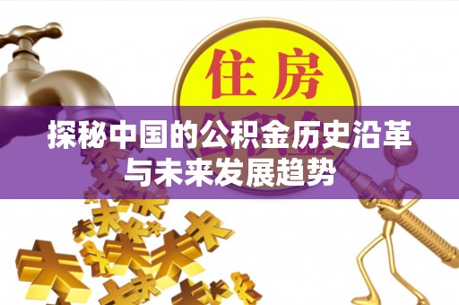石排探秘中国的公积金历史沿革与未来发展趋势