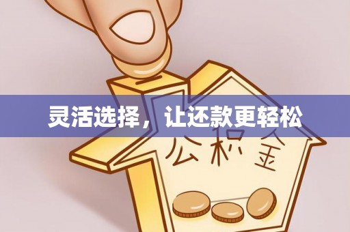 石排灵活选择，让还款更轻松
