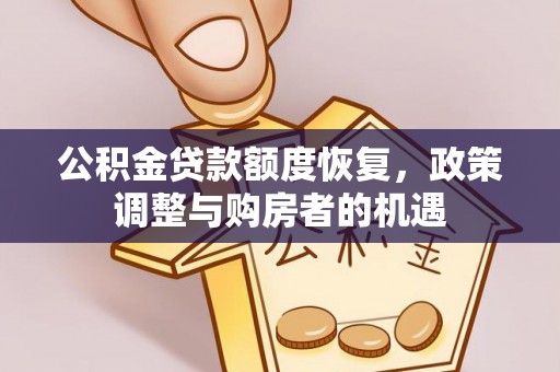 石排公积金贷款额度恢复，政策调整与购房者的机遇