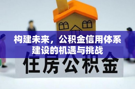 石排构建未来，公积金信用体系建设的机遇与挑战