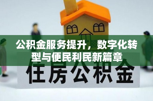 石排公积金服务提升，数字化转型与便民利民新篇章