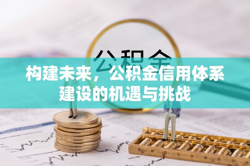 石排构建未来，公积金信用体系建设的机遇与挑战