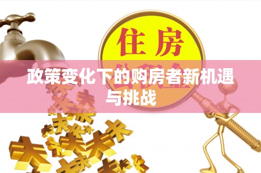 石排政策变化下的购房者新机遇与挑战