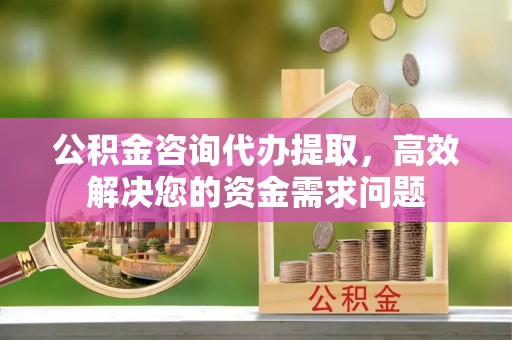石排公积金咨询代办提取，高效解决您的资金需求问题