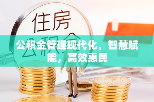 石排公积金管理现代化，智慧赋能，高效惠民